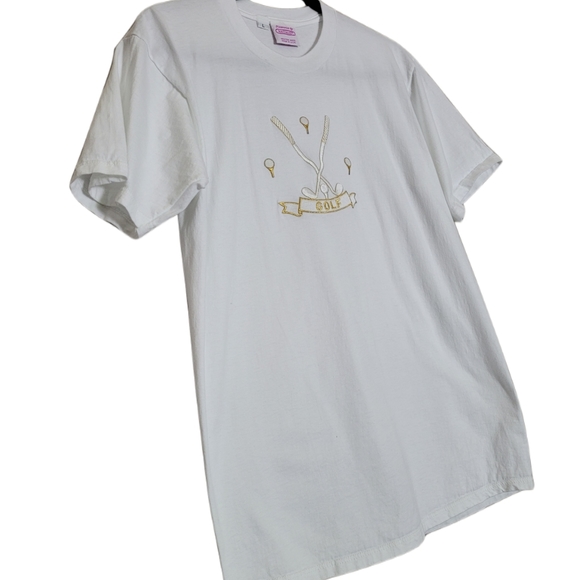 Vintage Women's Golf T-shirt Size Large White - Picture 3 of 7